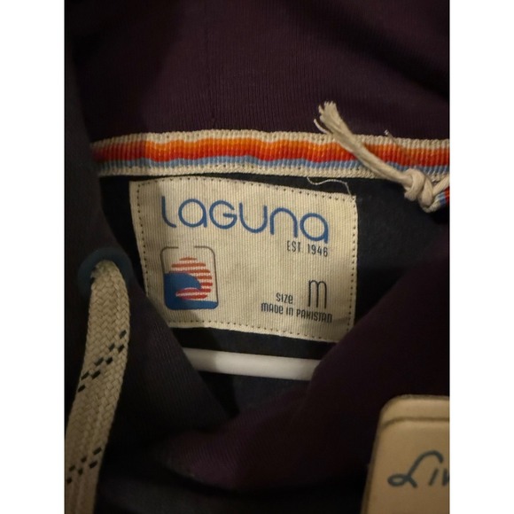 Laguna Longboard Supply Co Mens Hoodie Pullover Graphic Print Hooded Sweatshirt - Picture 3 of 4